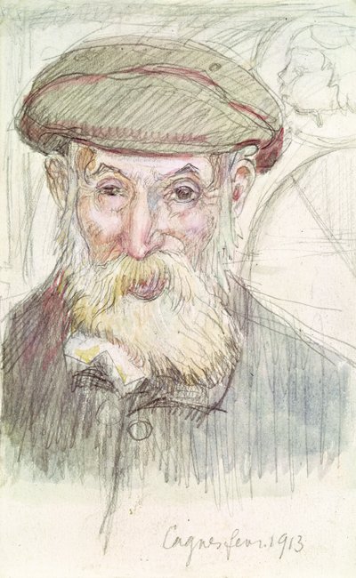 Portrait of Pierre Auguste Renoir at Cagnes, 1913 by Maurice Denis